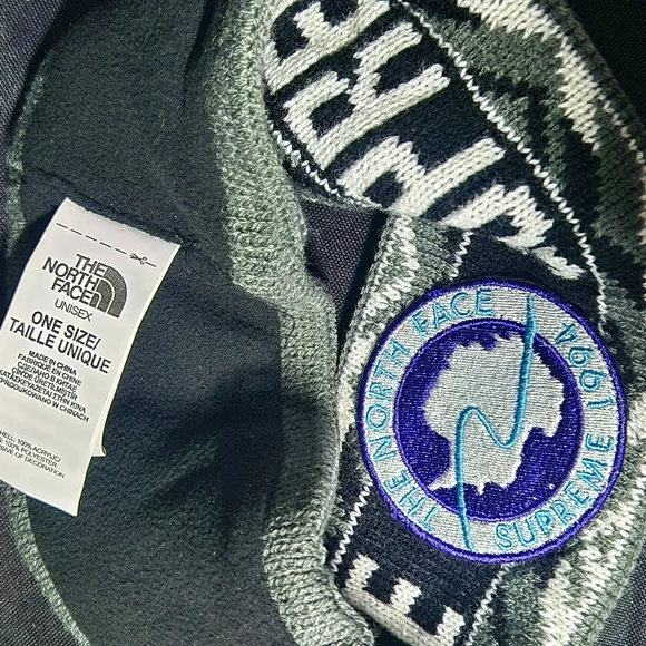 Ultra Rare 1994 Supreme X The North face Colab Headband - High Quality AF - - Picture 9 of 11